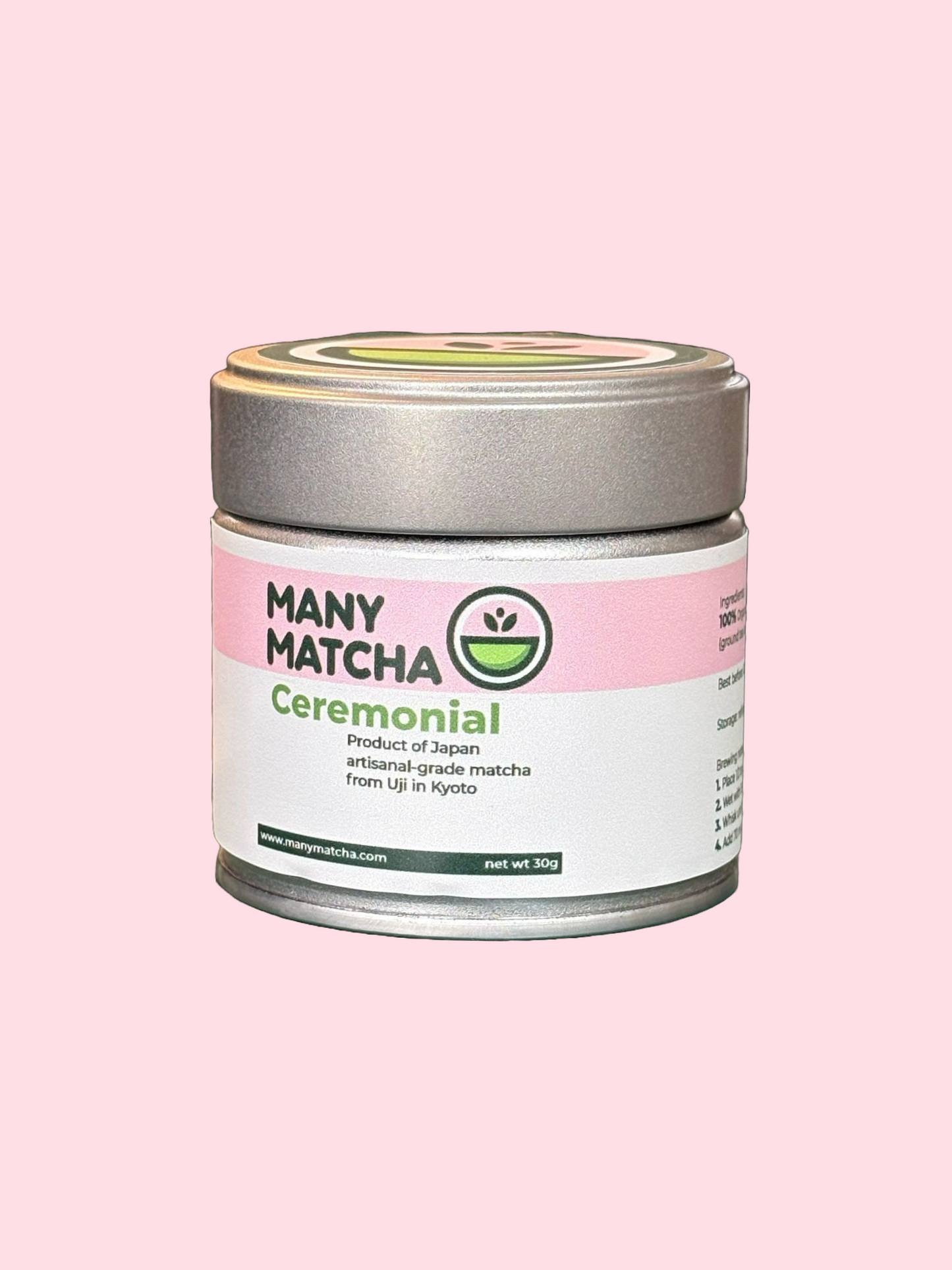 Ceremonial Grade Matcha 30g